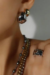 The Mini Pave Molten Studs - Shake Your Bon Bon