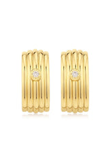 The Ridged Positano Studs - Shake Your Bon Bon