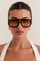 The Suki ~ Dark Havana/Tort - Yellow - Shake Your Bon Bon