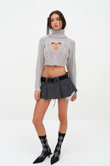 Vera Cropped Cut Out Sweater - Shake Your Bon Bon