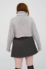 Vera Cropped Cut Out Sweater - Shake Your Bon Bon
