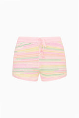 Windly Cotton Crochet Shorts ~ Tropical Swirl - Shake Your Bon Bon