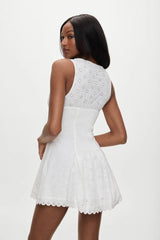 X BELLA HADID Farm Eyelet Mini Dress ~ Salt Air Eyelet - Shake Your Bon Bon