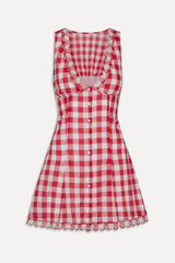 X BELLA HADID Farm Gingham Mini Dress ~ Malibu Picnic - Shake Your Bon Bon