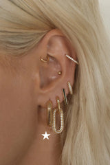 XL Chain Link Hoops ~ Gold - Shake Your Bon Bon