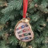 Oyster Shell Ornament ~ Nutcracker