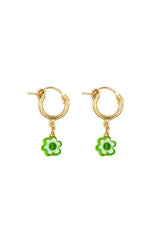 With just the right amount of retro vibes, our perfect candy flower hoops are here to add a fun pop of color to any everyday look! Wear them by themselves or layer them with your other favorites - you can't go wrong.