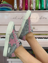Vintage Havana Ilana Sneaker ~ Silver Glitter