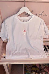 It's the Little Things Boxy Tee ~ Snowball