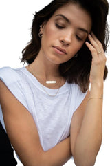 Our Parallel Huggies are the perfect statement hoops that are effortless for everyday wear! We just know these will be the earrings you keep going back to, day after day.   14K Gold Filled Sterling silver posts Diameter measures 1/2" Handmade in Costa Mesa, CA. Sold as a set