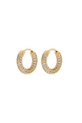 Pave Amalfi Huggies ~ Gold