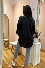 Back, better than ever and this time in satin, our No Wrong Moves satin bralette and buttondown set ensures you're ready for anything and everything thrown your way! With lightweight textured satin, a classic buttondown blouse and a bralette, this duo is a sure to be a year-round must-have.