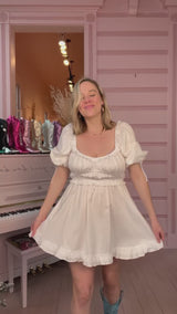Jackson Mini Dress ~ Ivory