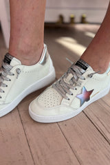 Vintage Havana Columbia Sneaker ~ Silver Multi