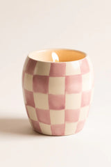 Say hello to our Checkmate collection! Inspired by the recent comeback of the checkerboard print, these candles come in hand-painted vessels, making each one uniquely yours. Checkmate was designed with reusability in mind. Once emptied, they make a perfect vase, mug, or statement decor piece! These vessels are microwave, dishwasher, and food safe. Fill them up with something warm and enjoy these hand-painted pieces of art!