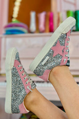 Vintage Havana Ilana Sneaker ~ Silver Glitter
