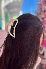 Safe to say these claw clips have completely stolen our hearts! The perfect lovely addition for all things Valentines or really anytime, these medium-hold beauties will keep the stray hairs tucked effortlessly in place, giving you all the confidence to keep wearing your heart on your sleeve (and in your hair!).