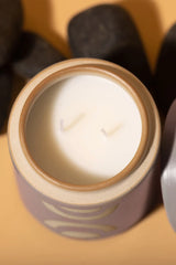 *In Store Pickup Only* Top Notes: Juicy Mandarin, Sparkling Grapefruit Middle Notes: Ripe Mango, Mixed Berries Base Notes: Sweet Peach Nectar Size: 12 oz. Vessel: Ceramic Dimensions: 3.5" L x 3.5" W x 4.5" H