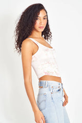 Mori Silk Bustier ~ Angelic Pink