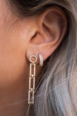 The Baby Pave Huggies ~ Gold