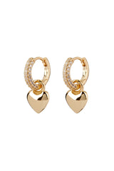 Puffy Heart Huggies ~ Gold