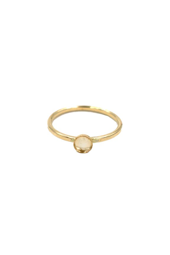 Quartz Ring ~ Gold Filled