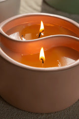 These unique ceramic candles have two separate fragrances that can stand alone or create a new delightful aroma when burned together. Yin & Yang encourages slowing down and finding inner peace.