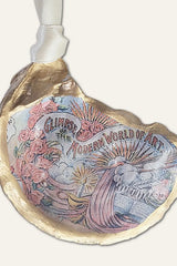 Oyster Shell Ornament ~ Mardi Gras Float