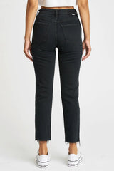 Daily Driver High Rise Skinny Straight Jean ~ Inked - Shake Your Bon Bon