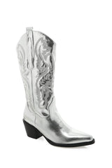 Danilo Metallic Western Boot - Shake Your Bon Bon
