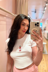 It's the Little Things Ribbed Baby Tee ~ Hot Sauce - Shake Your Bon Bon