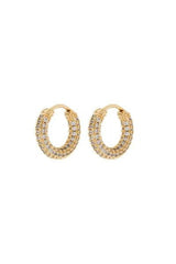 Pave Amalfi Huggies ~ Gold - Shake Your Bon Bon