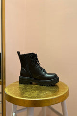 Rendezvous Combat Boot ~ Black - Shake Your Bon Bon
