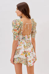 Rosalyn Mini Dress ~ Marigold - Shake Your Bon Bon