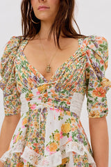 Rosalyn Mini Dress ~ Marigold - Shake Your Bon Bon