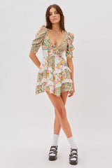 Rosalyn Mini Dress ~ Marigold - Shake Your Bon Bon