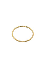 Thin Glitter Ring ~ Gold Filled