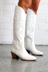 Urson - White Western Boot - Shake Your Bon Bon
