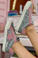 Vintage Havana Ilana Sneaker ~ Silver Glitter - Shake Your Bon Bon