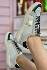 Vintage Havana Oaklee Sneaker ~ White/Gold/Black - Shake Your Bon Bon