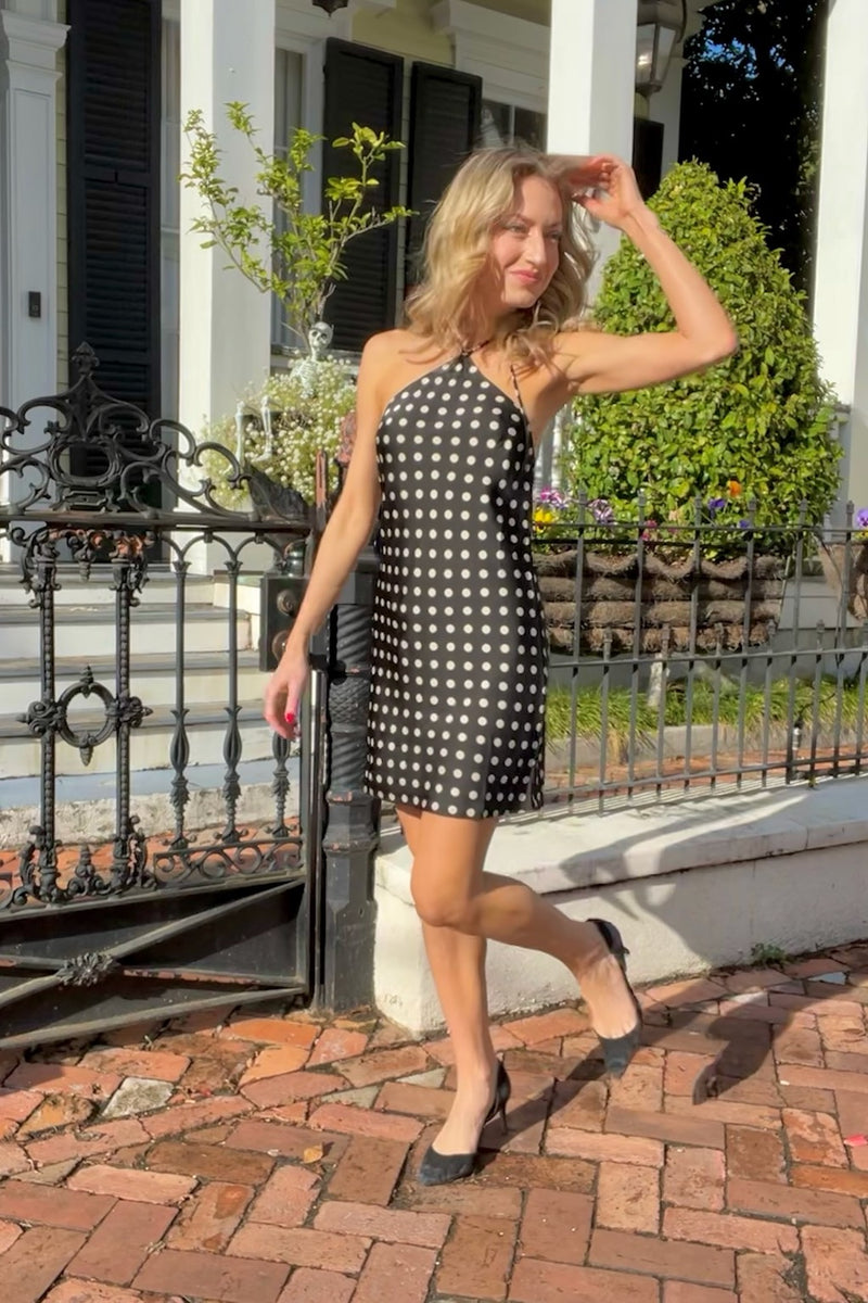 Deck the Halter Mini Dress