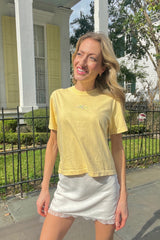 It's the Little Things Boxy Tee ~ Mardi Gras Bow