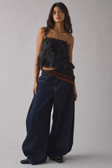 Ondeline Silk Lace Cami ~ Black