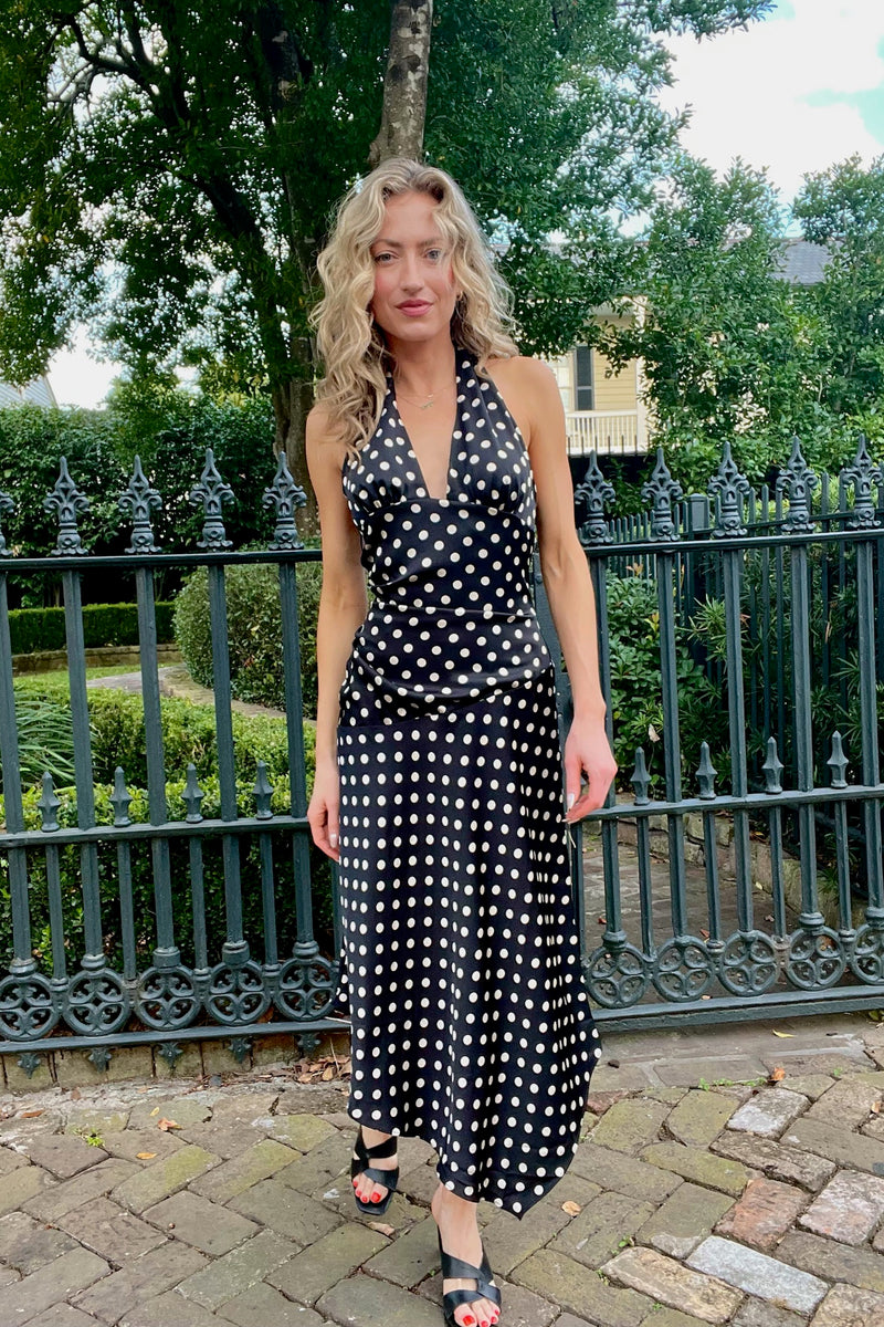 Deck the Halter Midi Dress