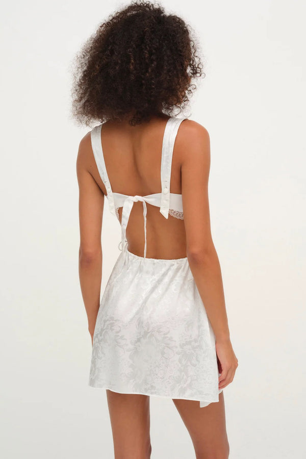 Festival Rose Slip Dress ~ Blue