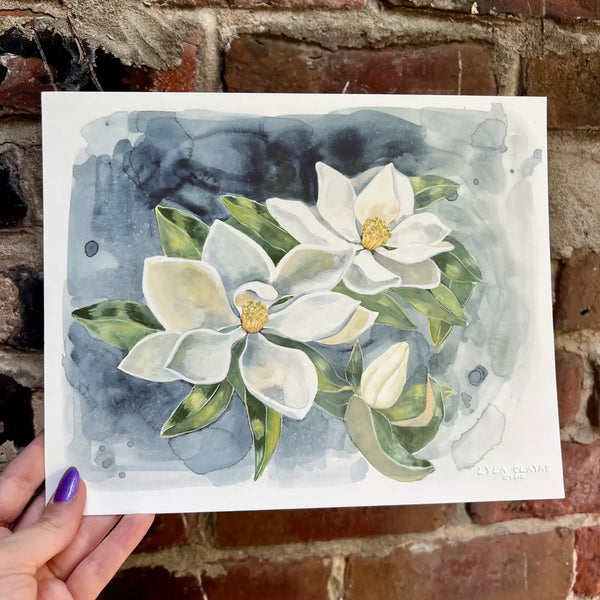 Southern Magnolia 5" x 7" Lyla Clayre Print