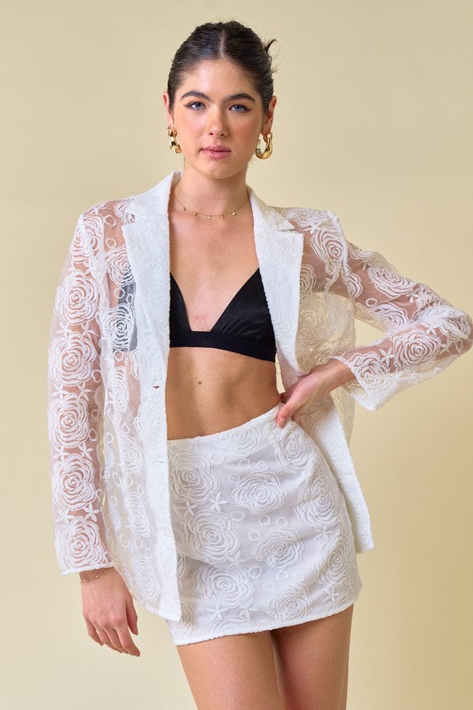 Court of Two Sisters Blazer/Skirt Set