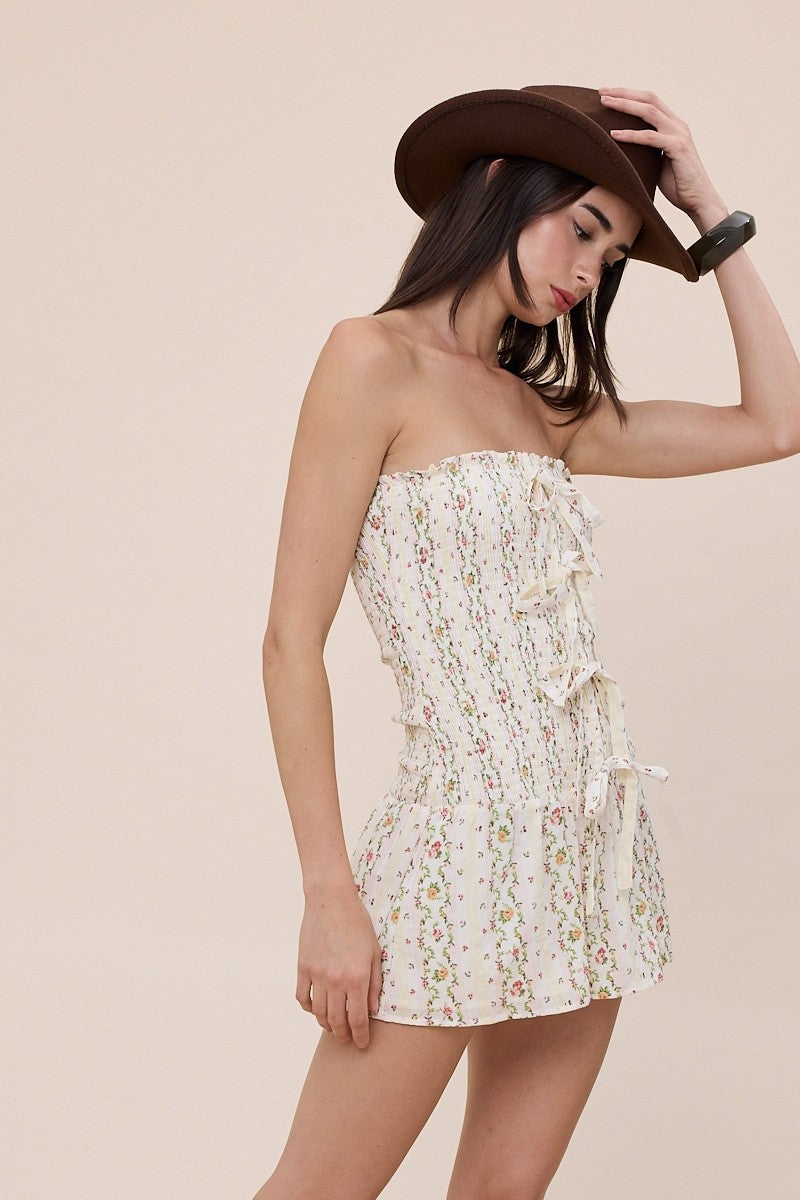 Back Roads Strapless Mini