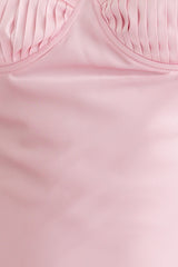 Shellie Satin Mini Dress ~ Pink