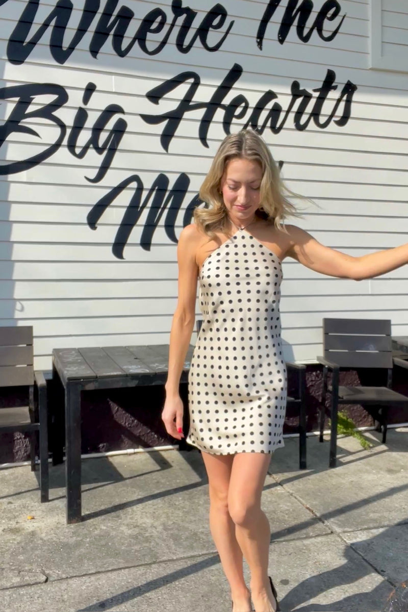 Deck the Halter Mini Dress